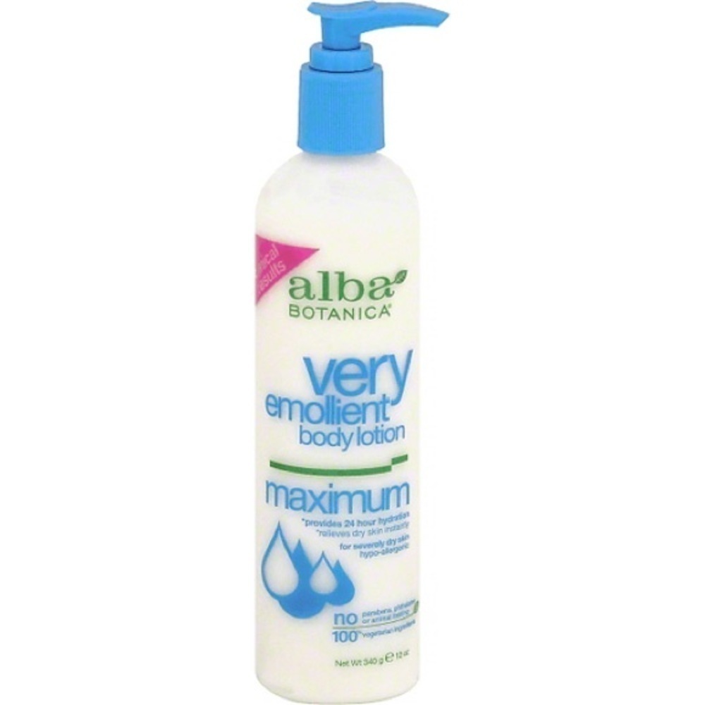 Alba Botanica Very Emollient Body Lotion Maximum- New